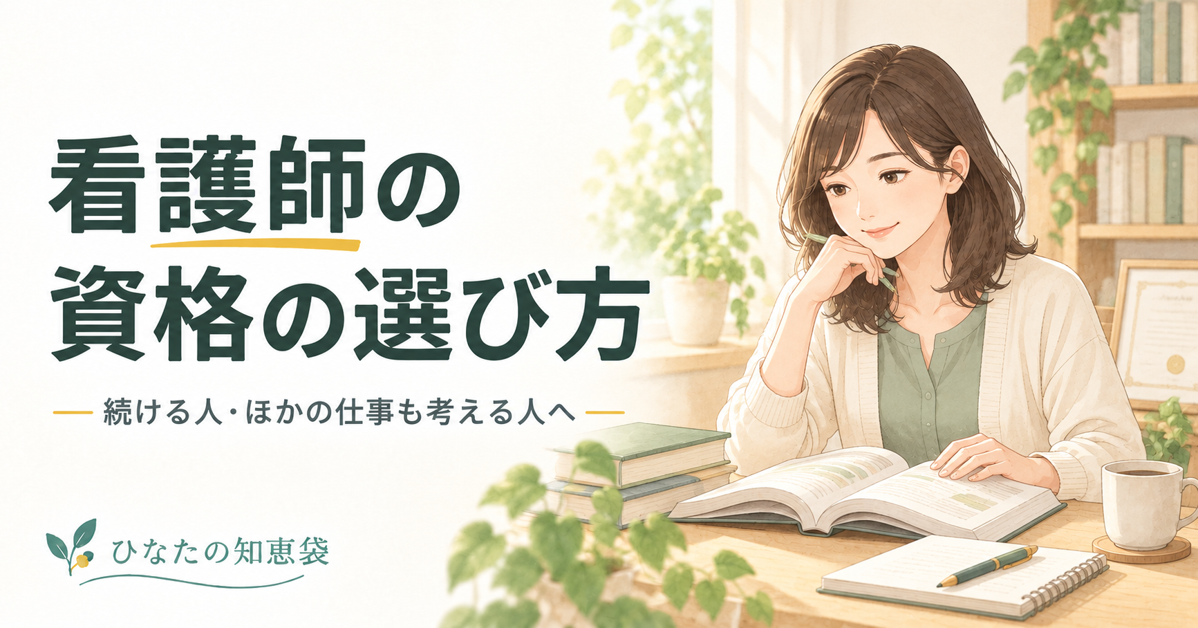 看護師の資格の選び方|続ける人・ほかの仕事も考える人へ