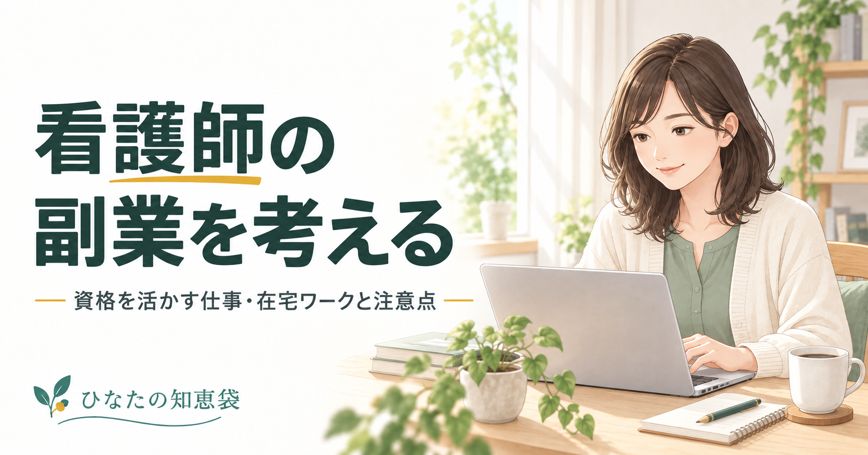 看護師の副業｜資格を活かす仕事・在宅ワークと始める前の注意点