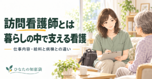 訪問看護師とは｜暮らしの中で支える看護｜仕事内容・給料と病棟との違い